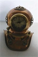 Divers helmet clock