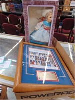 Classic American Dolls Stamps Framed US Postal