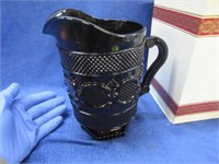 nice ruby red cape cod 8in tall pitcher (in box)