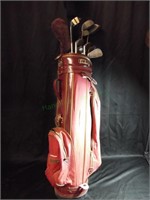 Set of Golf Clubs and Bag