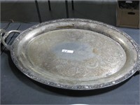 Large Silver plate serving Tray