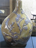 2 large ceramic decorative vases