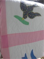Hand made single size quilts