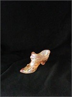 Pink Fenton shoe with rose design