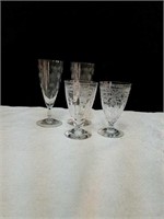 2 pairs of Crystal glasses