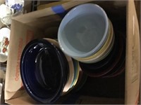 fiesta type bowls/plates