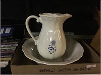 water pitcher and basin