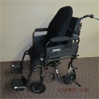 Airgo wheel chair with attachable cushion seat
