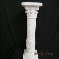 Plaster plinth 8.5 X 8.5 X 29.5"H