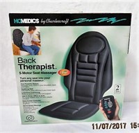 Homedics back therapist 5 motor seat massager with