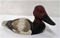 Carved 7.25" duck signed Robert Haley, Cornwall
