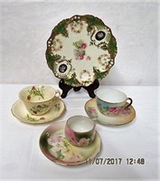 RS Germany 8.75" plate, English cup and saucer,
