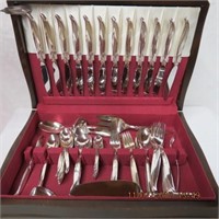 1847 Rogers Brothers flatware set in case