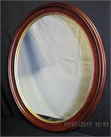 23" walnut framed mirror