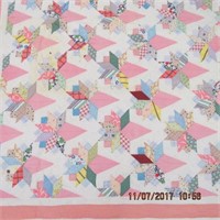 Hand stitch quilt 64" X 74"