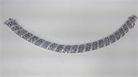 16.33 ct.  tanzanite bracelet