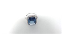 5.85 ct. tanzanite estate ring