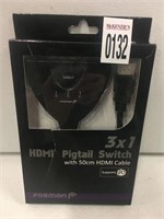 3X1 HDMI PIGTAIL SWITCH