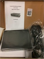 5 PORTS FAST ETHERNET SWITCH 4 PORT POE HIGH
