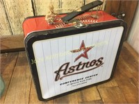 Houston Astros nostalgic style metal lunch box