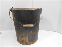 Vintage Ice Cream Wooden Bucket