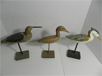 Hand Crafted Wooden Bird Selection