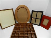 Picture Frame Collection & Wood Shadow Box