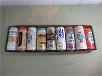 Flat of Vintage Beer Cans - B