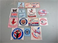 Vintage Baseball Decals