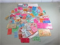 Large Lot of Vintage Sporting Event Ticket Stubs