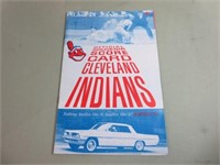 1961 Cleveland Indians Score Card
