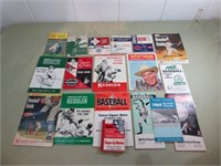 1950's-60's Baseball Yearbooks, Schedules
