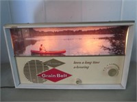 RARE-Cool Grain Belt Lighted AM Tube Radio