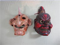 Clay/Porcelain Hand Designed Creepy Masks