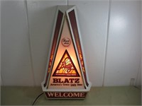 Lighted Blatz Beer Sign