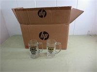 Box of (17) P&H Glass Mugs
