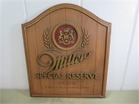 Miller Special Reserve Foam Board Sign