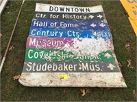 South Bend Downtown Sign