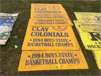 Basketball State Champion Signs - South Bend Clay