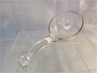 Glass Pickle Serving Ladle w/Hole for Brine