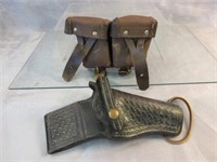 Ammo Holder and Don Hume Gun Holster