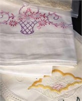(8) Sets of Vintage Linen Pillowcases