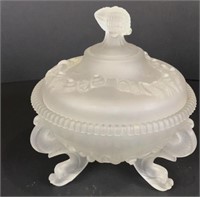 Westmoreland Frosted Candy Dish