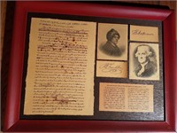 Declaration of Independence Historical Wall Art