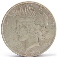1923-D  Peace Silver Dollar