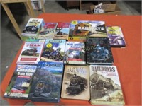 Large collection of railway DVDs