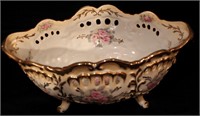 Royal Crown #2588 Hand Painted Boat Shaped Bowl