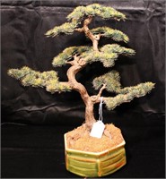 Artificial Bonsai Tree in USA Pottery