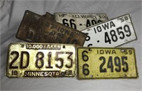 40s 50s 60s and other license plates