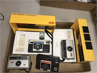 Retro Kodak cameras